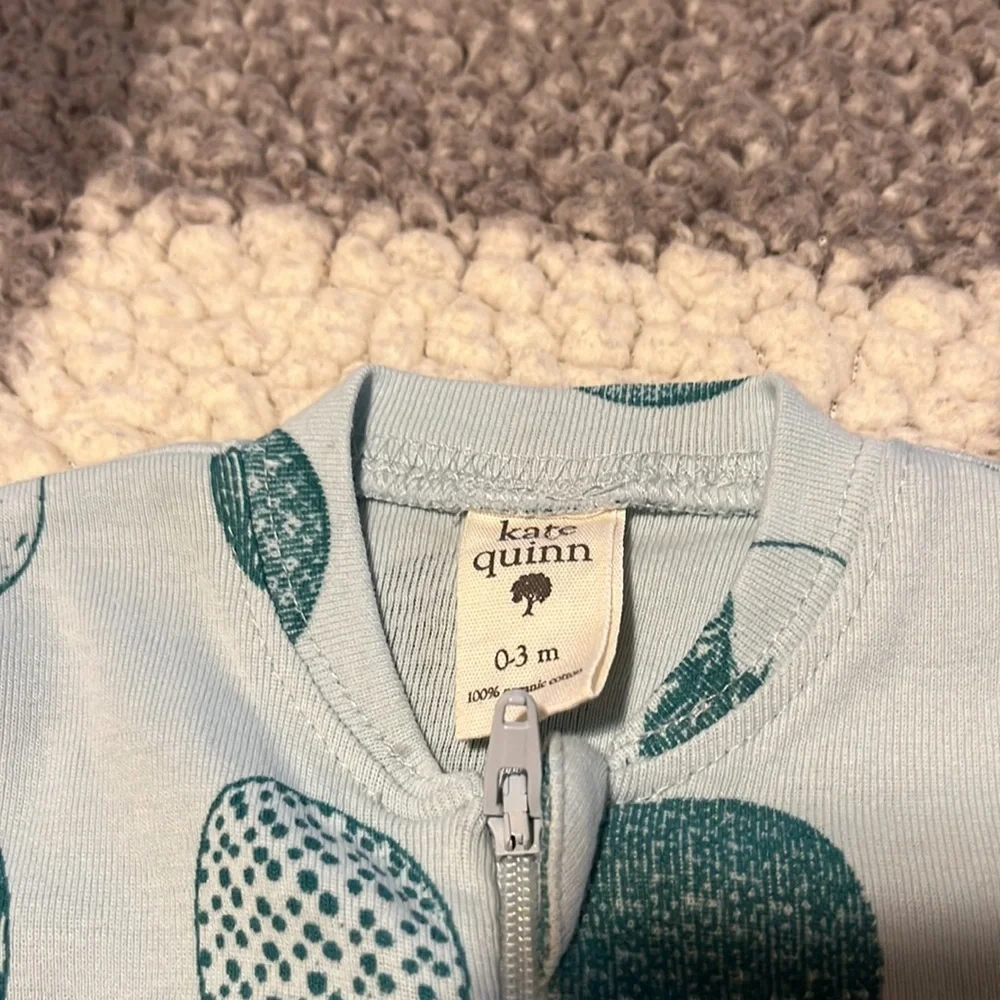 New Kate Quinn Newborn Layette 2 Piece Set Robin’s Egg Blue Jumper Easter NWOT